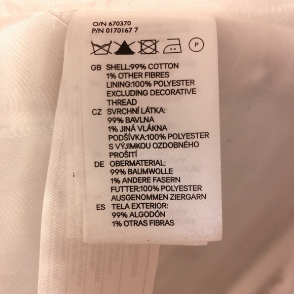 H&M Black and White Metallic Stripe Blazer - Picture 5 of 6